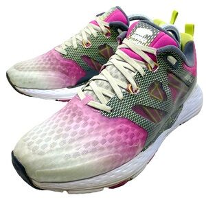 Karhu Womens Fusion Ortix F200243 Pink / Lime Running Shoes Sneakers Size 9.5